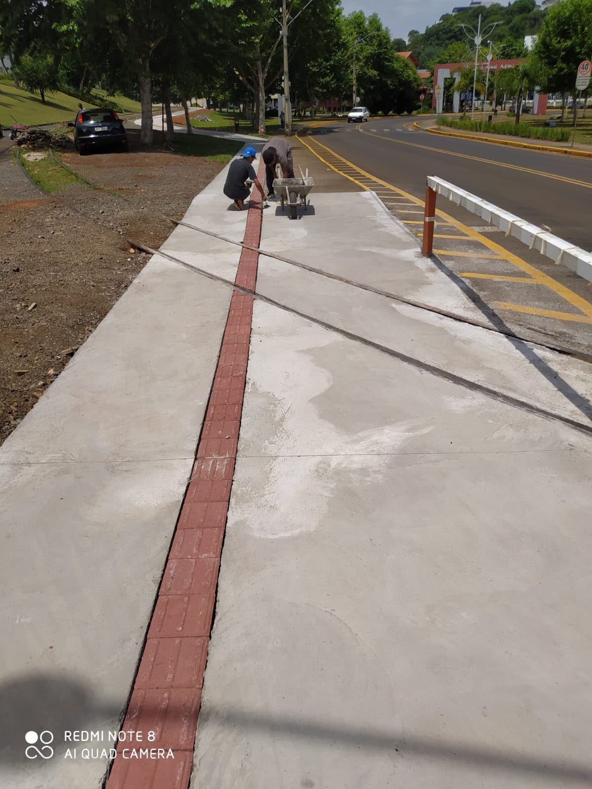 Parque Linear em Caçador–SC: Execução dos acabamentos